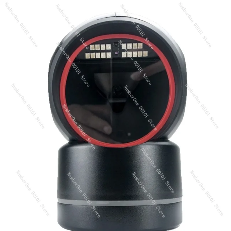 Desktop 2D Barcode Scanner Platform for Supermarket Cash Register Screen Code Reader Hands Free QR Scanning Gun USB Wired Omni