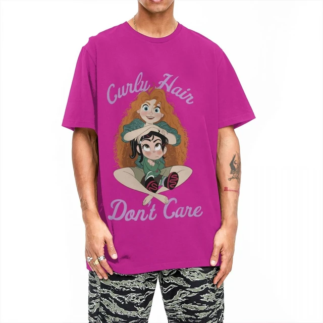 Curly Hair Merida Ralph Breaks The Internet T Shirts Men Women Cotton T Shirts Round Neck Tee Shirt Short Sleeve Clothing AliExpress