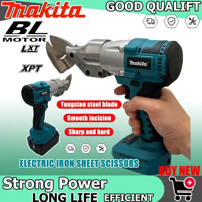 

Makita Brushless Electric Scissors Rechargeable Cordless Iron Sheet Scissors Cutting Tools Metal Sheet Shear Fit 20V Battery