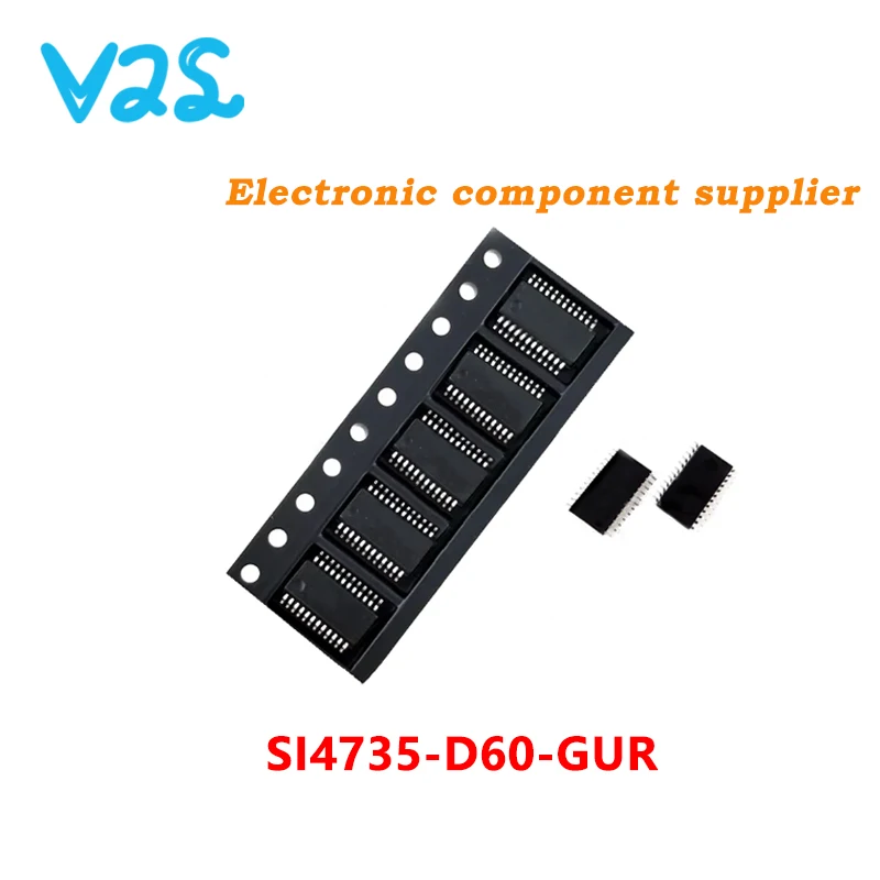 

100% New 4735D60GU SI4735-D60-GUR SI4735-D60-GU SSOP-24