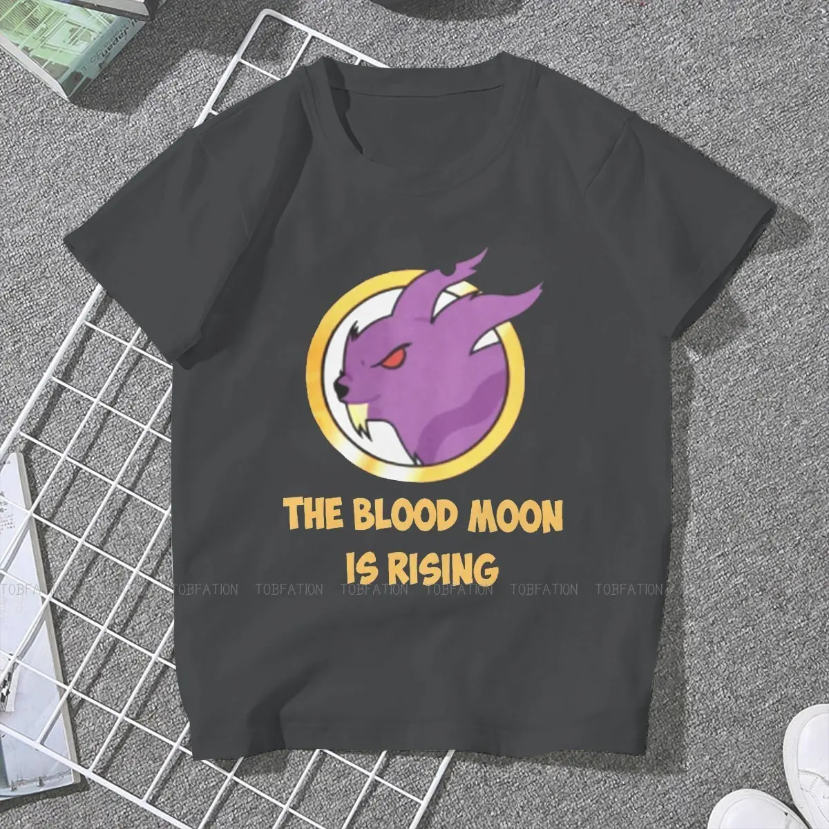 GameThe Blood Moon Is Rising Unique TShirt for Girl Terraria Top Quality New Design Gift Clothes  T Shirt Short Sleeve