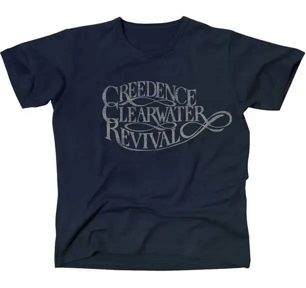 Creedence Clearwater Revival Ccr Distressed Logo Rock Music T Shirt Psp 1001