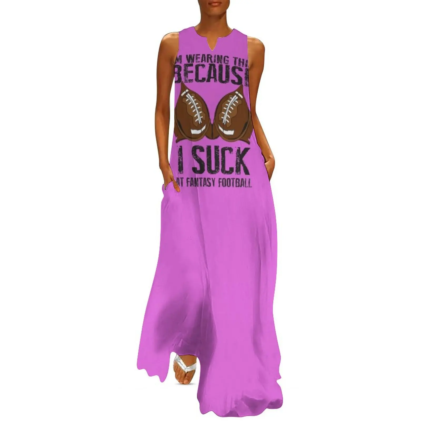 

Fantasy Football Last Place Award Punishment Long Dress beach dress