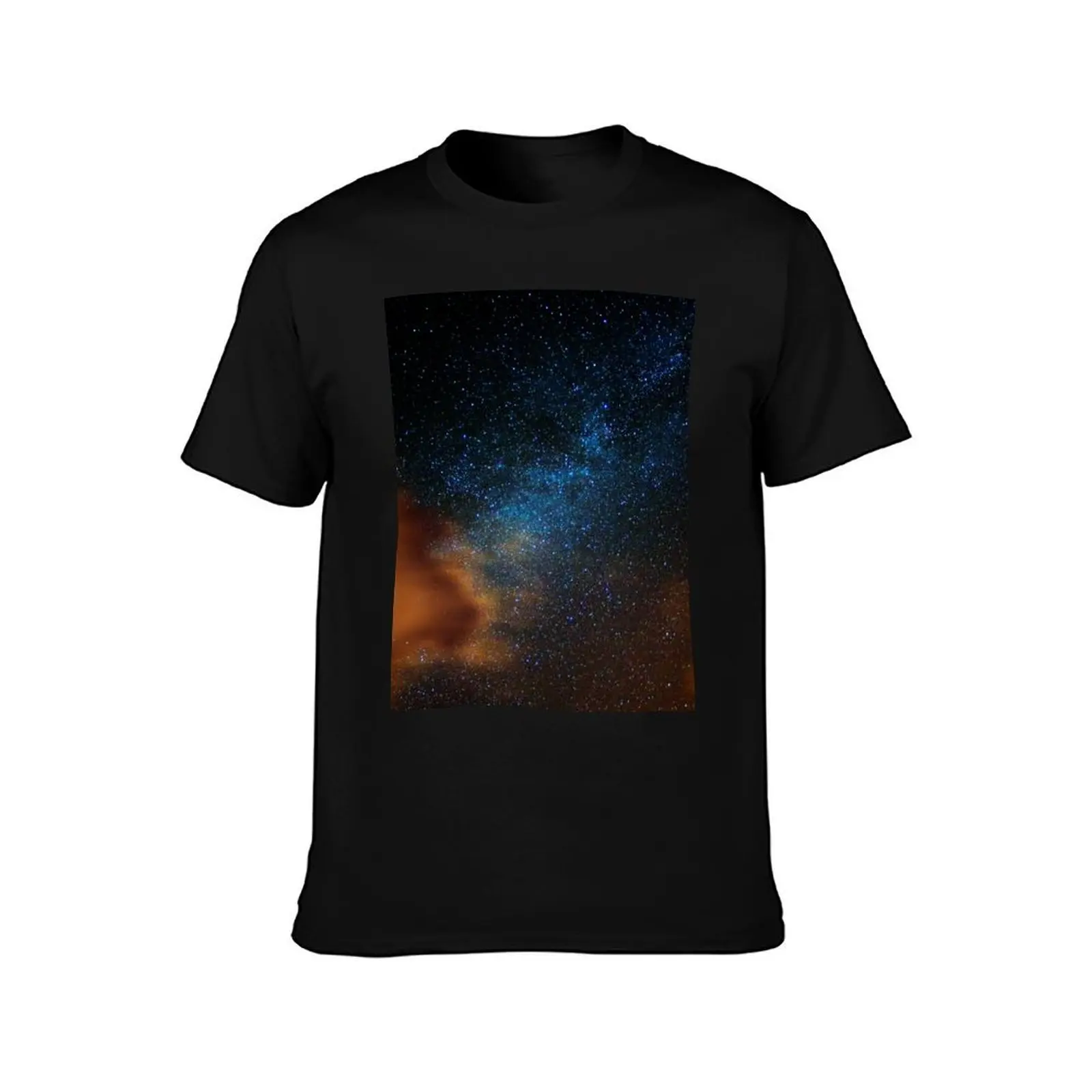 A Welsh Milky Way T-Shirt, Summer Casual Cotton Tee, Oversized Streetwear Tops, Vintage Graphic Print, Loose Fit Short Sleeve