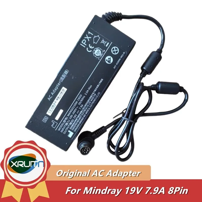 

Original MANGO150M-19 AC Power Supply For Mindray 19V 7.9A 150W 8PIN MEDICAL AC Adapter Charger MANGO150M-19DD Used