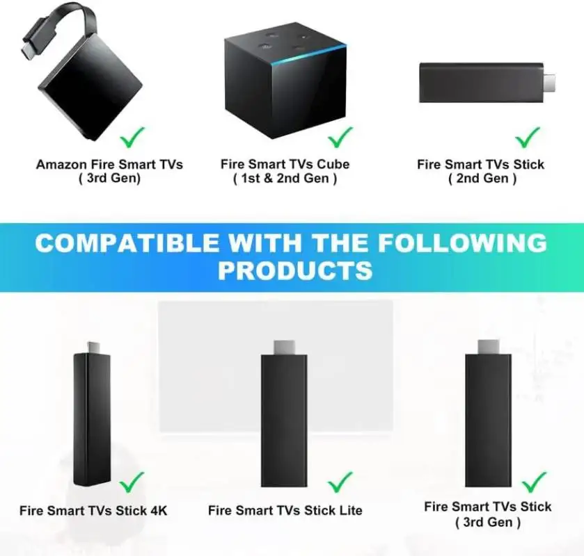 Replacement Voice Remote (2nd Gen) Compatible Fire TV Stick 4K,Max,Lite, 2nd 3rd Gen, Fire TV Cube (1st, 2nd Gen),Fire TV(3rd))