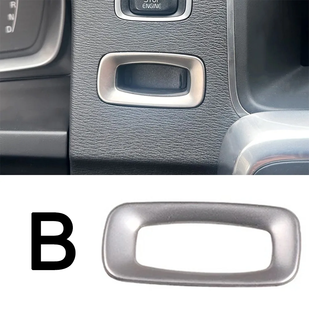 Stainless Steel Decorative Keyhole Frame Cover Trim Designed for Volvo for xc60 2009 to 2017 Interior Trim Upgrade