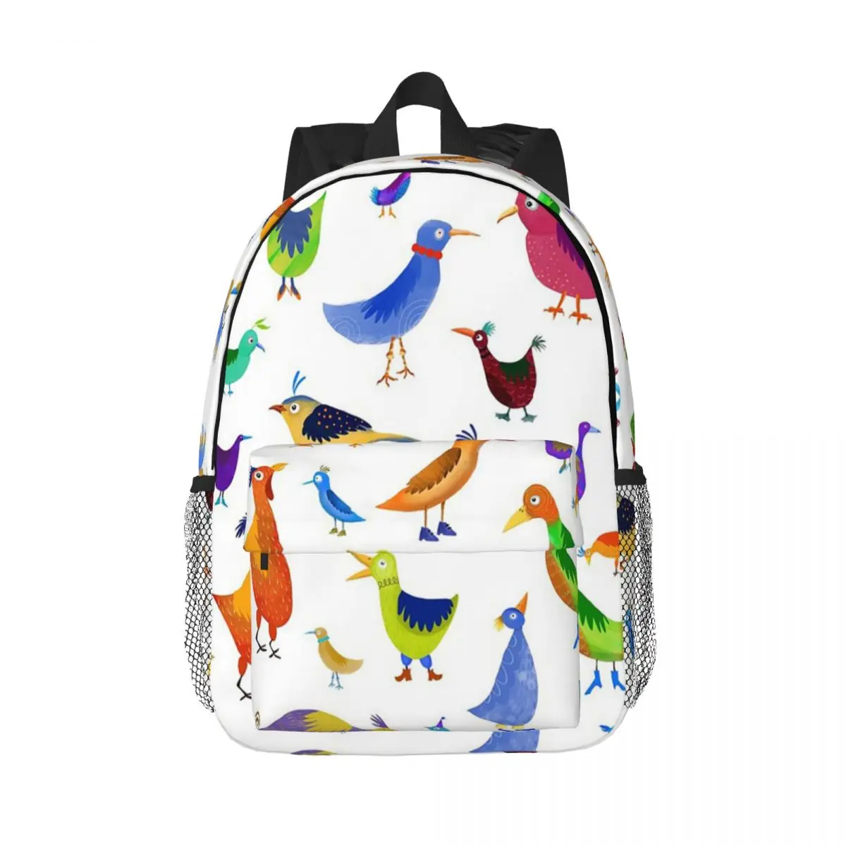 Funny Birds With Shoes Backpacks Boys Girls Bookbag Casual Students School Bags Travel Rucksack Shoulder Bag Large Capacity