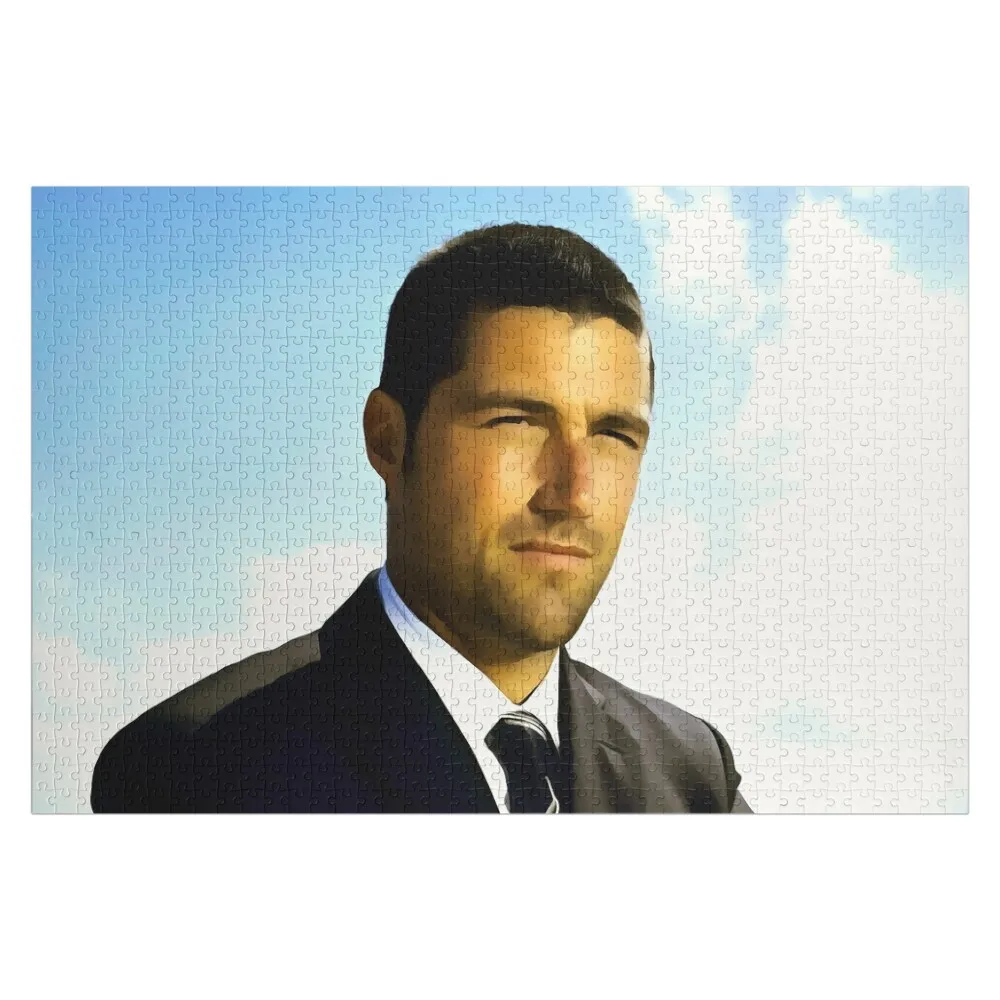 Matthew Fox (Painting) Jigsaw Puzzle Picture Personalised Name Personalized For Kids Diorama Accessories Puzzle