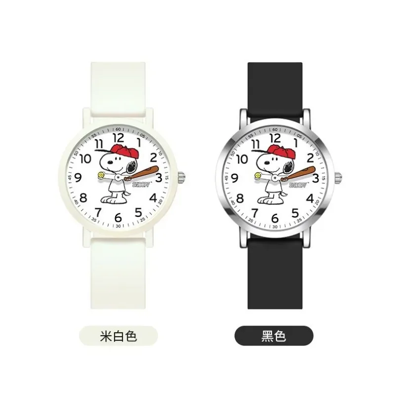 New Genuine Snoopy Watch Pointer Ins Baseball Talent Boys Girls Fashion Waterproof Watches