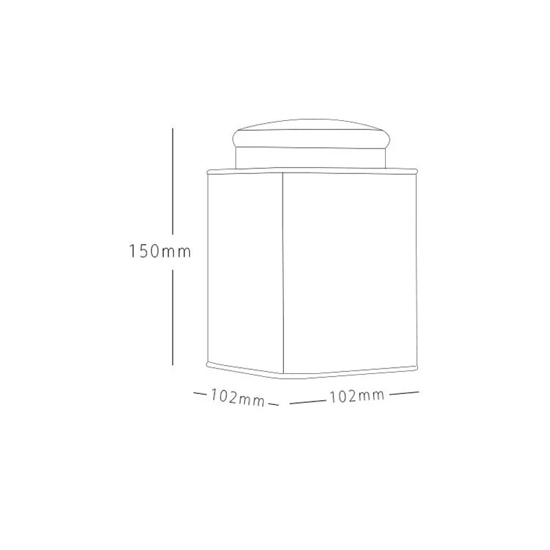 New Large-capacity Metal Tea Storage Cans Creative Printing Pattern Round Shape Tea Sealed Caddy Retro Style Tea Packaging Boxes