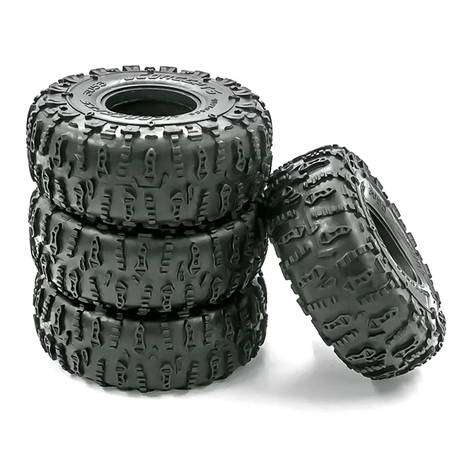 RC Auto 4 STUKS 120 MM 1.9 "Rubberbanden Wielbanden voor 1:10 RC Crawler Auto Axiale SCX10 90046 AXI03007 TRX4 RC Auto