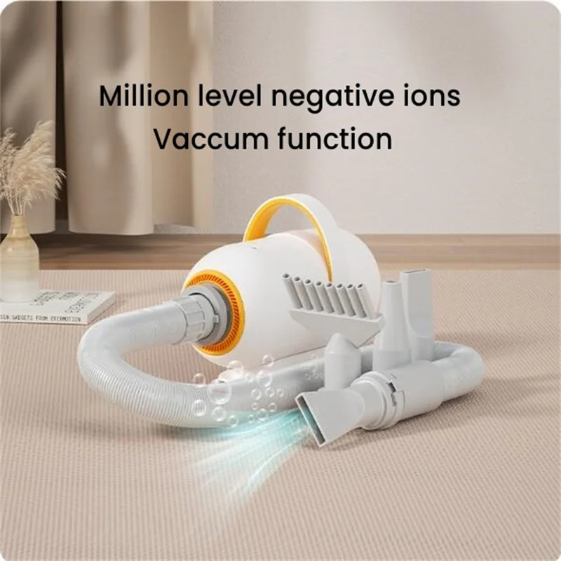 منفاخ هواء ومجفف للحيوانات الأليفة متعدد الوظائف مع ‌ جهاز الاستنشاق على الطاولة، مكنسة كهربائية عالية السرعة لشعر الكلاب، معدات تجميل الكلاب