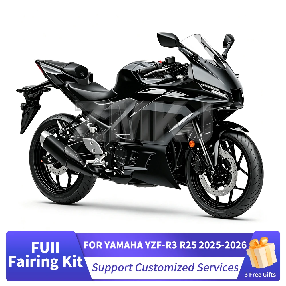 For YAMAHA YZF R3 R25 2025 2026 Fairing Motorcycle Set Body Kit Decoration ABS Plastic Guard Plate Accessories Shell Injection