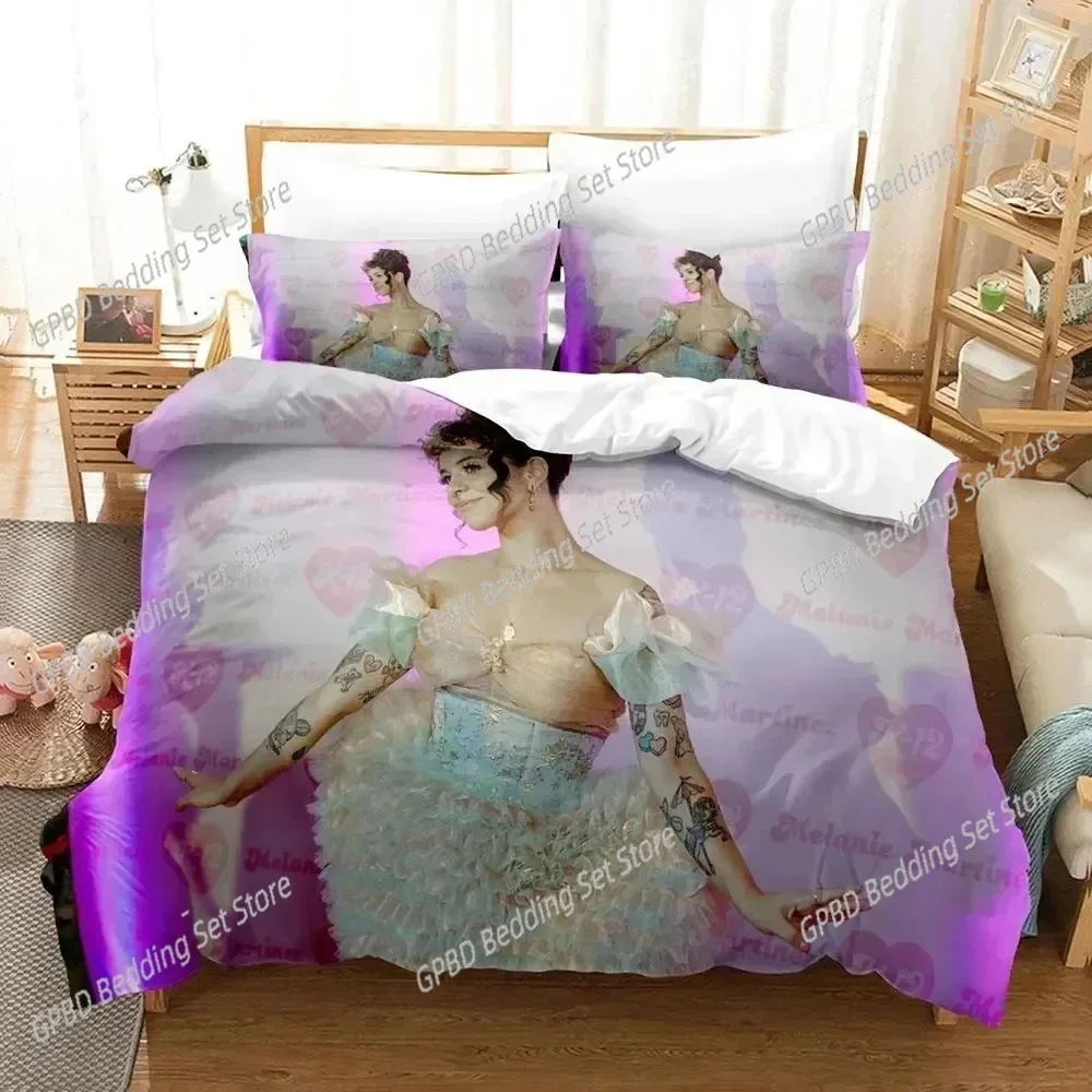 

3D Print Singer Melanie Martinez Bedding Set Bedroom Soft Modern Bedspreads Comefortable Kids Duvet Cover Quilt Cover Pillowcase