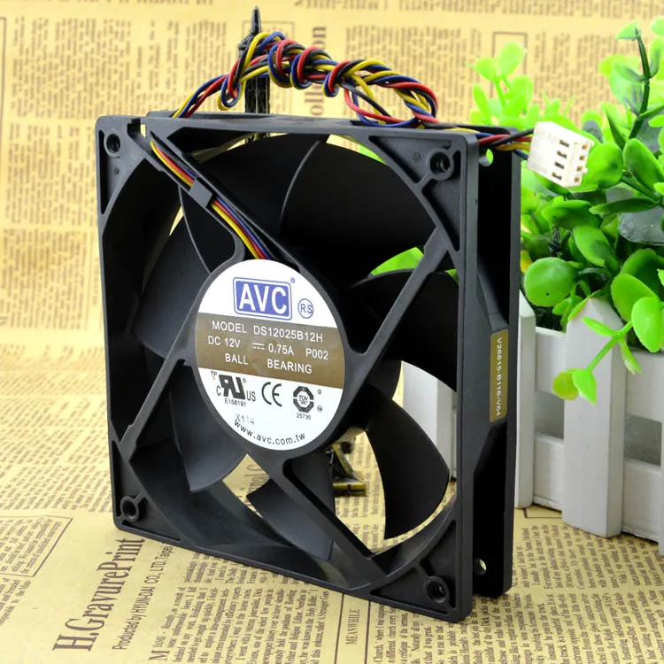 

DS12025B12H 12025 12V 0.75A 12CM PWM TEMPERATURE CONTROL FAN