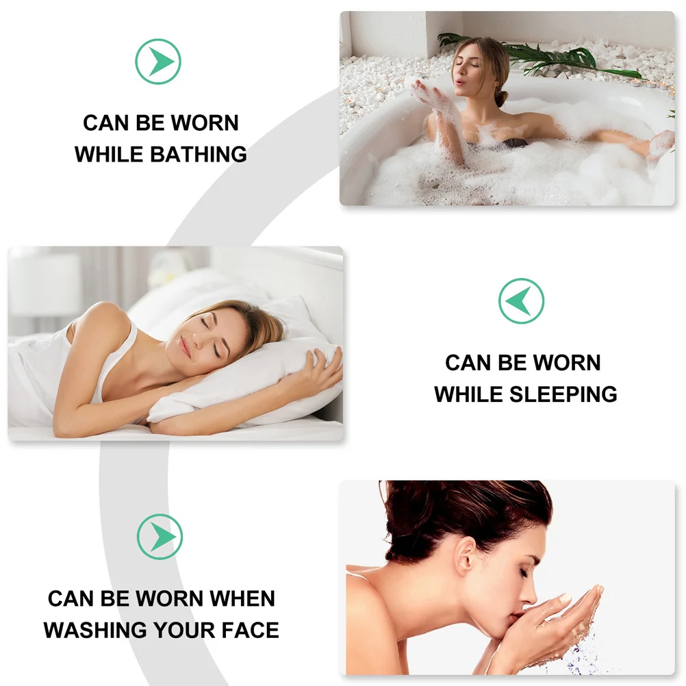 

30Pcs Disposable Non-Woven Fabric Spa Headbands Elastic Comfort Hair Bands for Skin Care Makeup Facial Use Skin Care Headbands