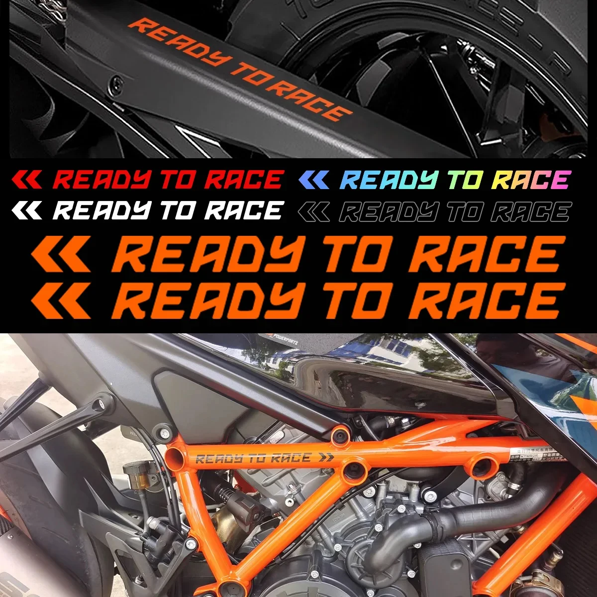 

READY TO RACE for KTM Duke 125 390 Exc Accessories 1290 Super Adventure 790 890 S R 990 250 1190 Rc 200 300 Motorcycle Stickers