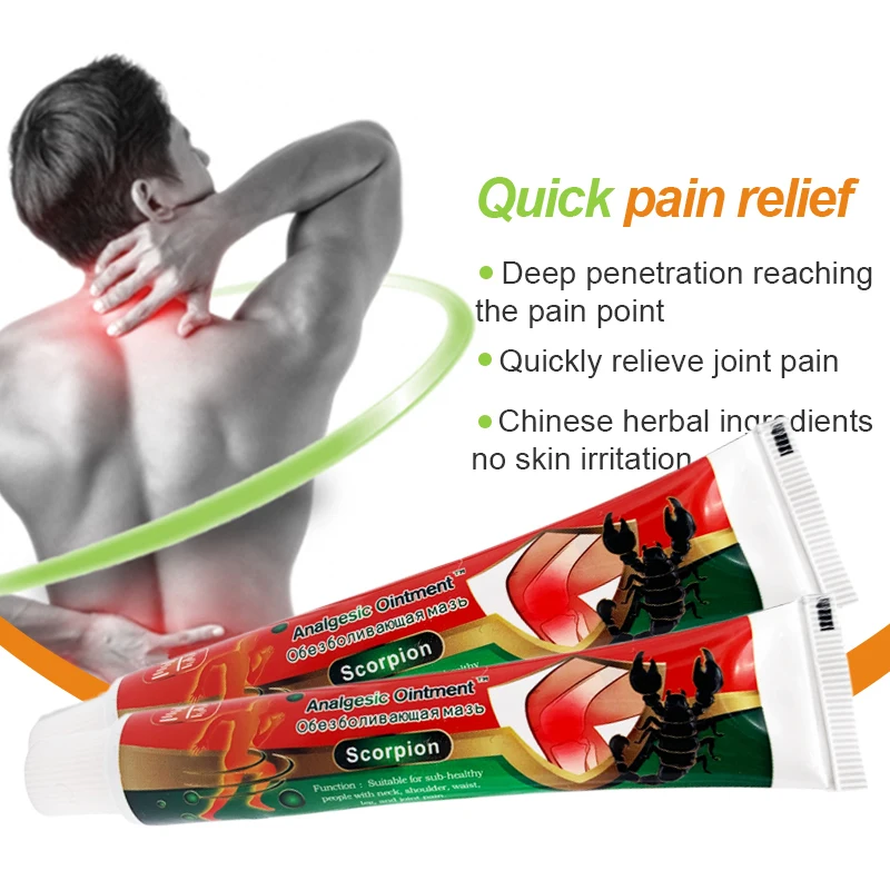 Red/Blue Arthritis Analgesics Ointment Body Pain Relief Cream Tenosynovitis Care Sports Support Therapy Mild Dressing 20g