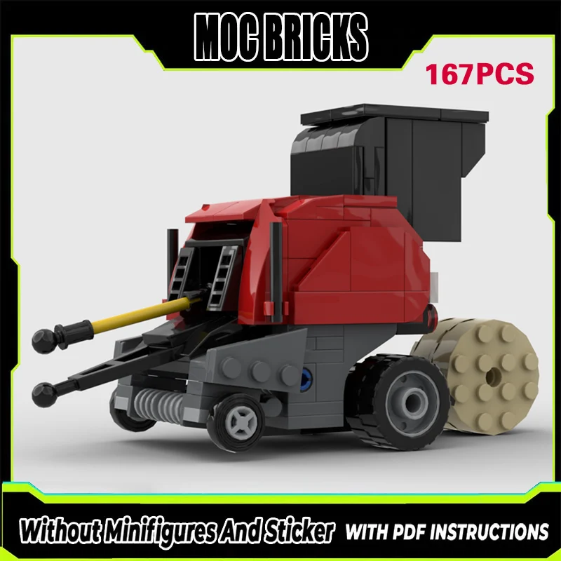 

Конструктор City Car Model MOC: Классические комбайны для сбора урожая, модульная технология, подарки, праздничные наборы для сборки, детские игрушки