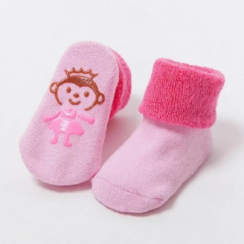 Baby Socks Newborn Cartoon Animal Baby Thick Warm Socks Non Slip 0 3 Months 6 Months Baby Girls Boys Floor Kids Socks