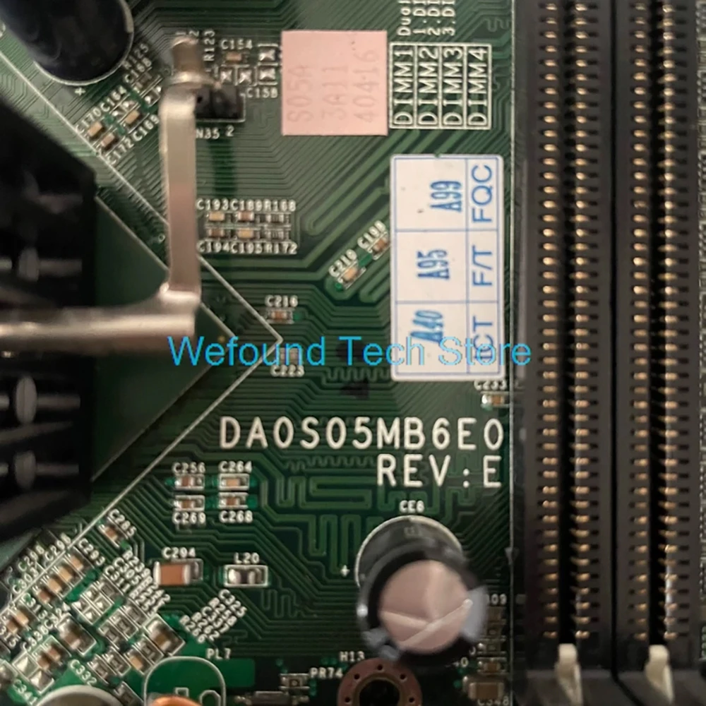 

Промышленная материнская плата DA0S05MB65EO REV.E