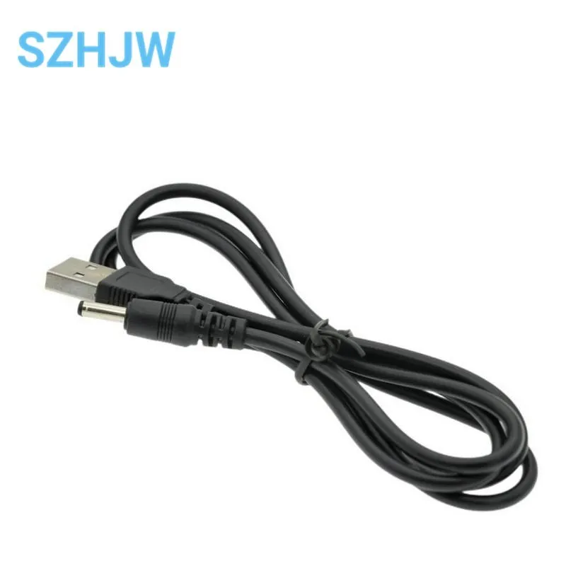 Usb macho a 3.5x1.35mm dc5.5 * 2.1mm tomada barril jack 5v dc cabo de alimentação adaptador carregador cabo