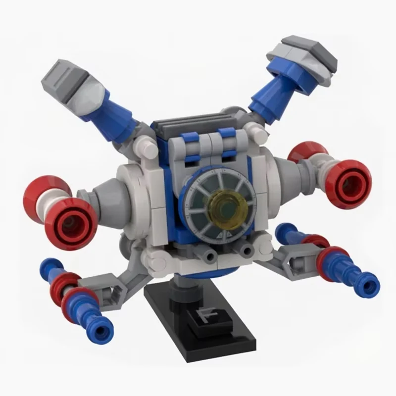 QWERT Popular Anime Model MOC Building Bricks Multi Thruster Craft Modular Technology Gifts Holiday Assemble Children Toys Suit