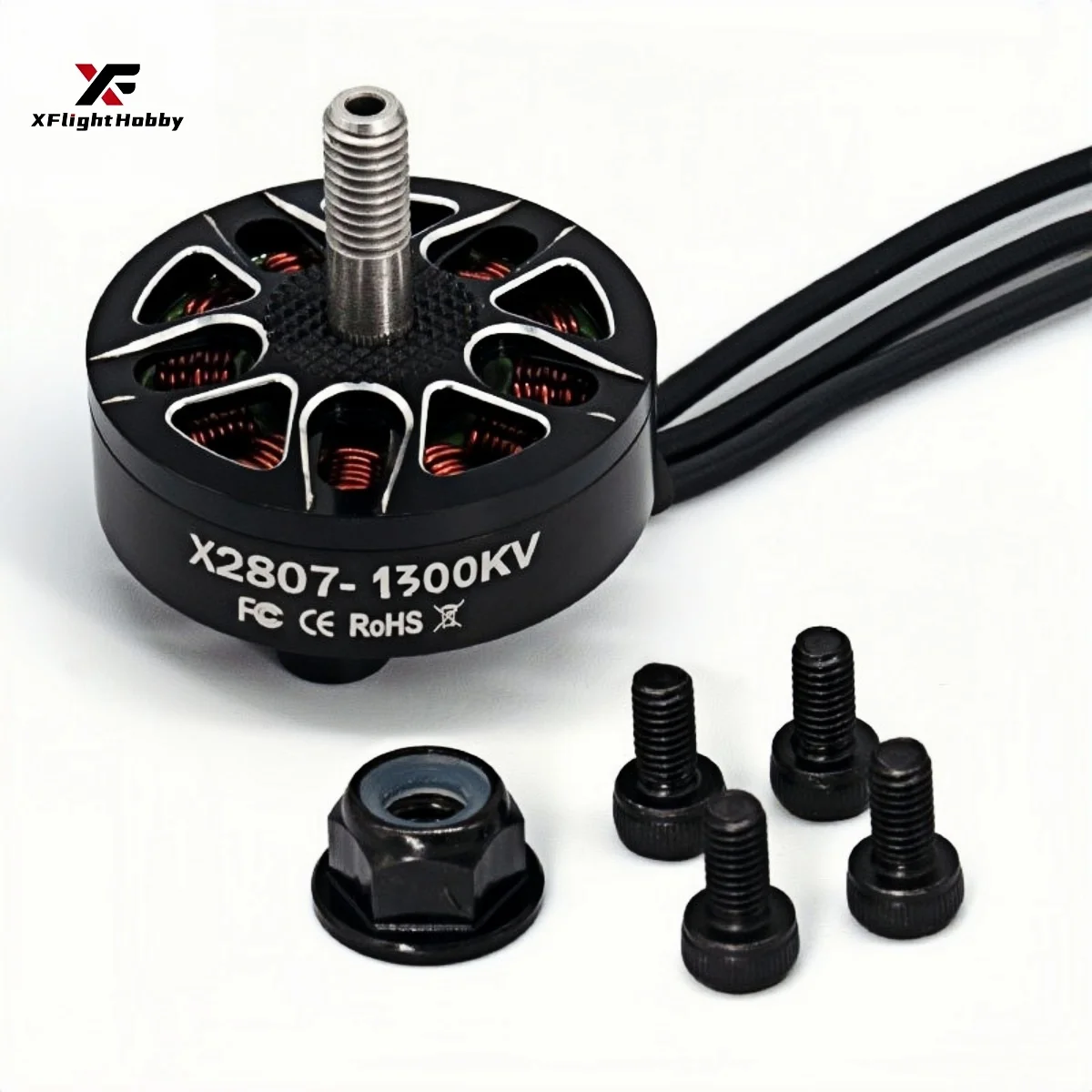 

XFlight Hobby, 4 шт., 2807, бесщеточный двигатель, 1300 кВ, 3-6S, высокая скорость, высокий крутящий момент, длительный срок службы, радиоуправляемый двигатель для дрона, FPV Quadcopter
