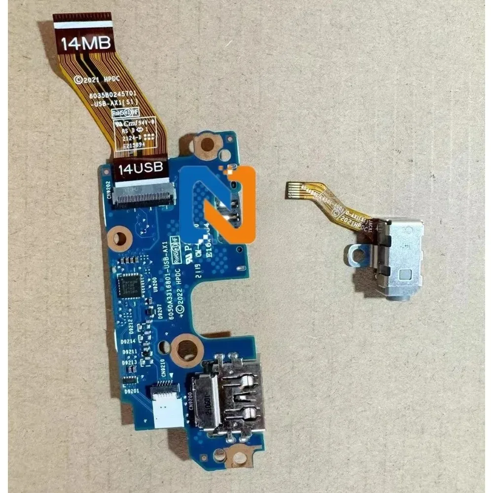 FOR HP EliteBook 840 845 G9 G10 Touchpad USB Built-in Port SD Card Slot USB Small Board 6050A3316801 Power Head 6046B0144501