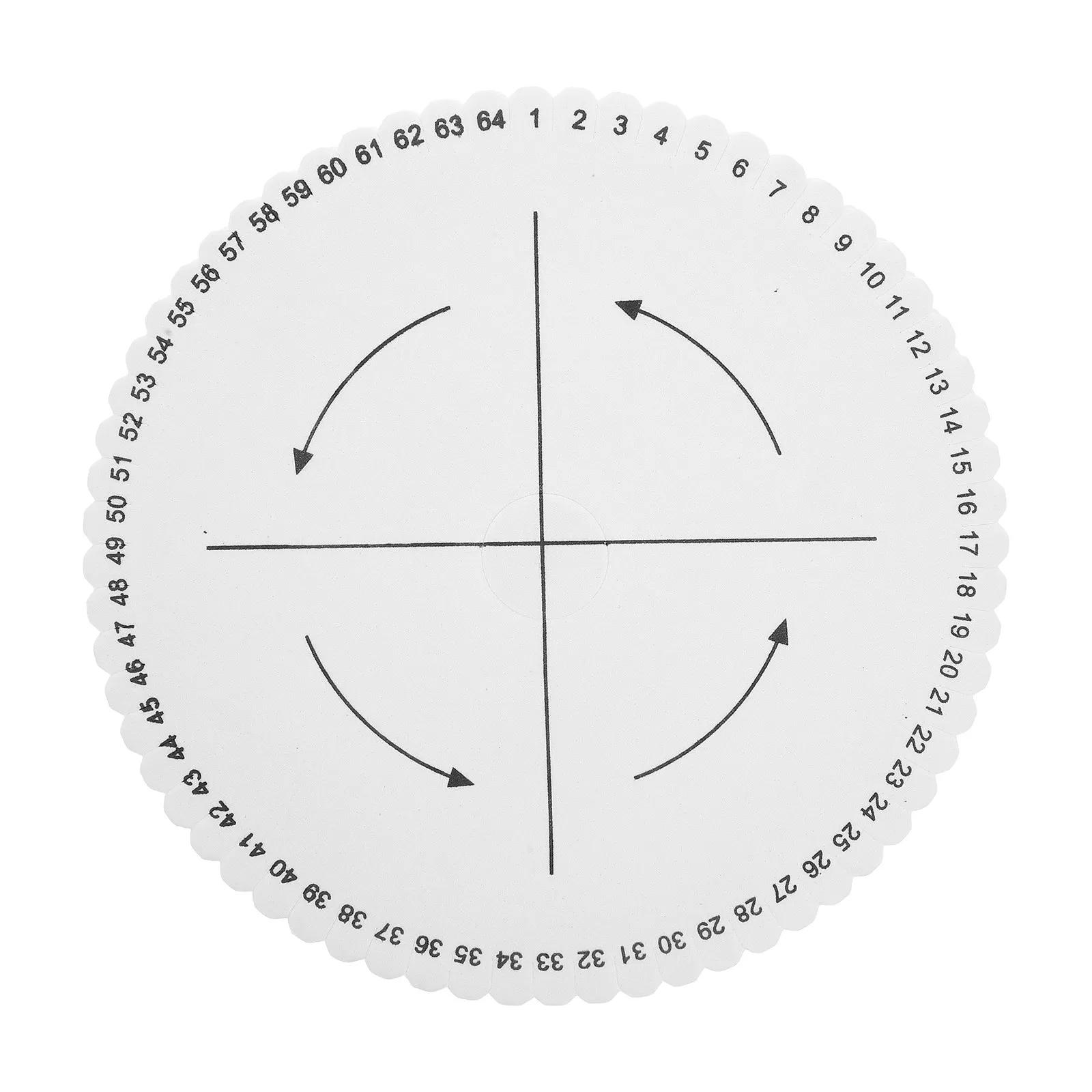 64-Slot Braiding Disk Thick Hard Kumihimo Braiding Board Round Foam Bracelet Braided Disk for Complex DIY Friendship Bracelet