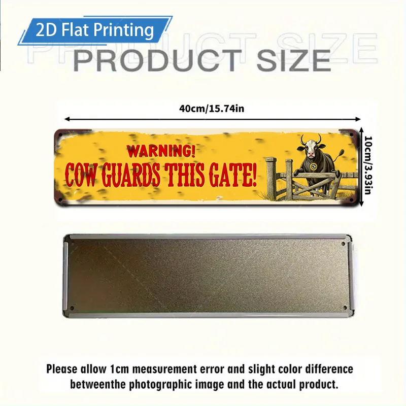 1pc 4x16inch Metal Sign