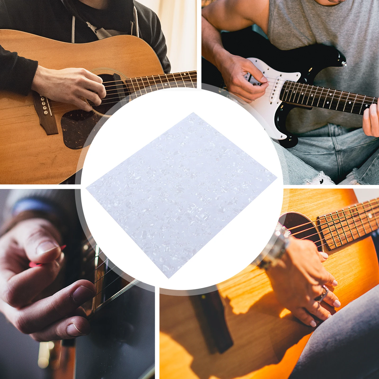 

Guitar Pickguard Stickers Scratch Protection Diy Classical Resistant Blanks Acoustic (partial Material PVC)