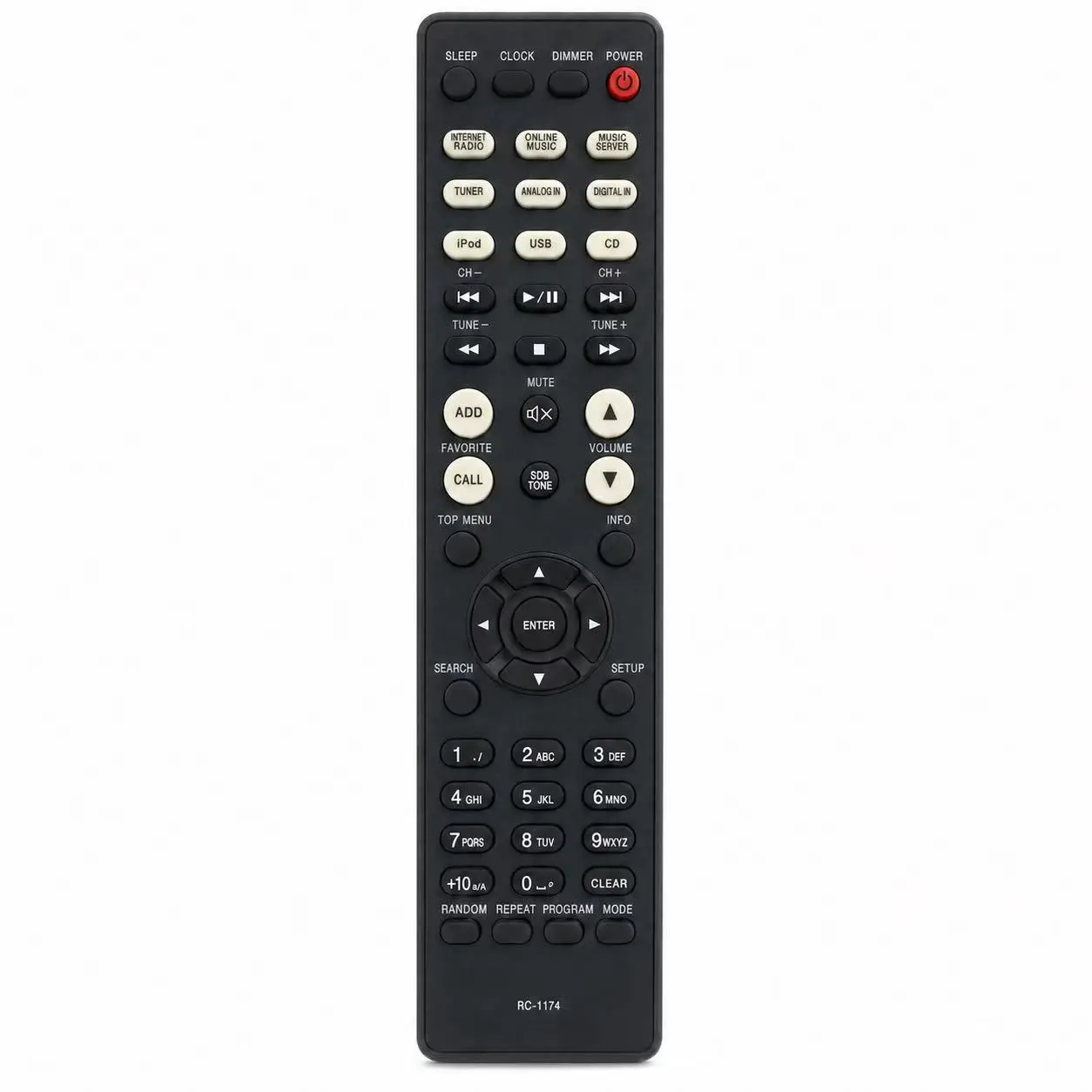 Audio Replacement Remote Control For DENON Combined Power Amplifier RC‑1175 RC‑1174 Power Amplifier Spare Part Controller