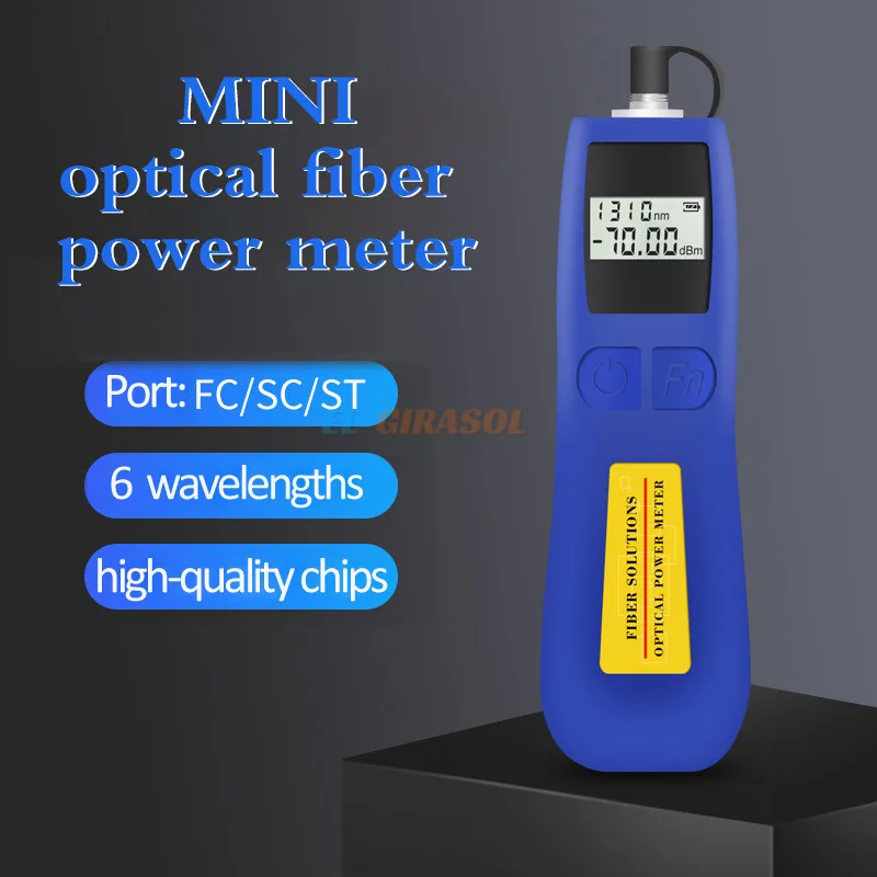 Fiber Optic OPM TL537 mini Tester Tools Fc Port Optic Power Meter Handheld Optical Fiber Photometer FTTH