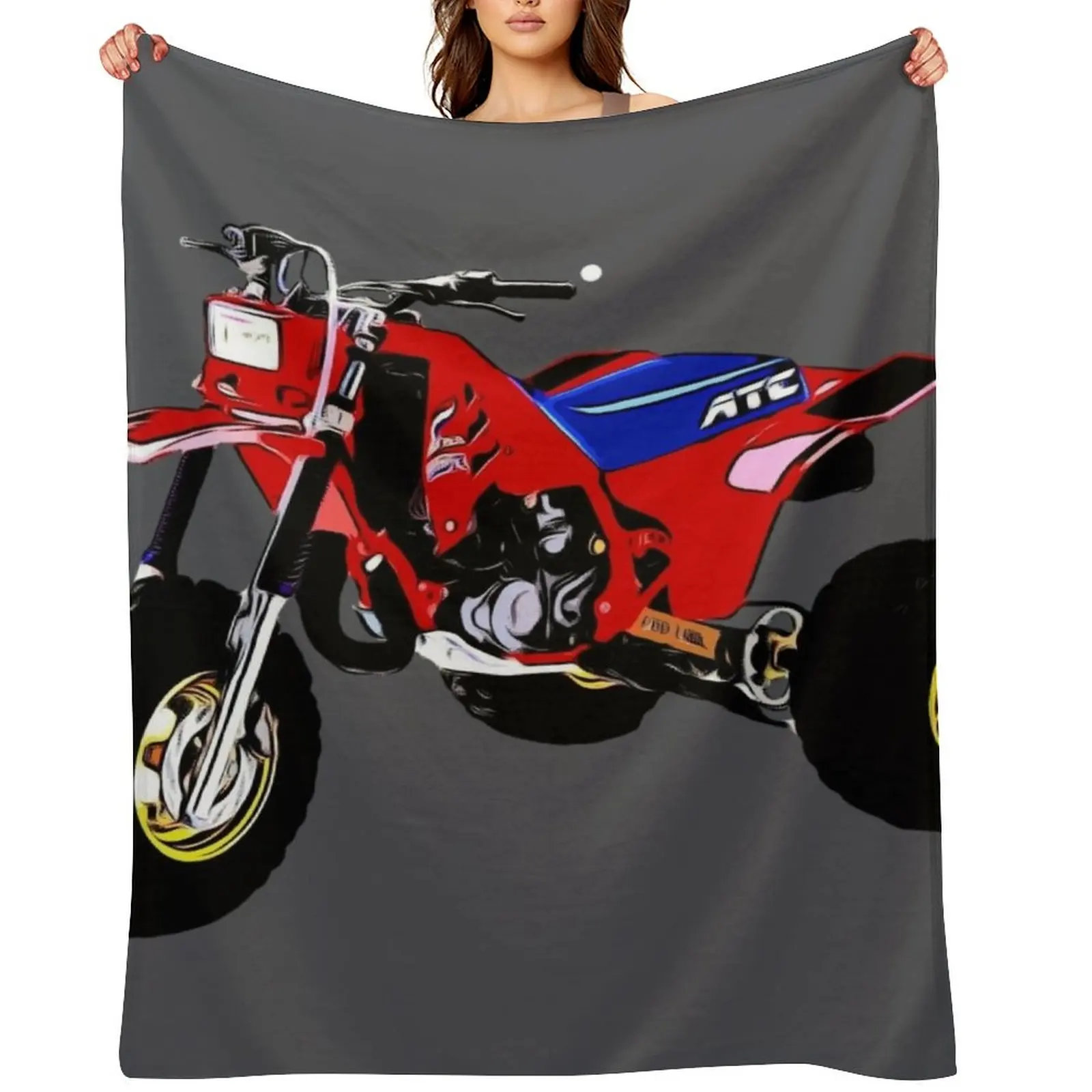 

1986 ATC 250R Throw Blanket Beach christmas gifts wednesday Sofa Quilt Blankets