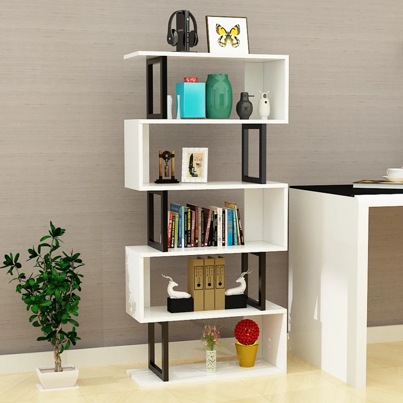 Bedroom Shelving Bookshelf Mainstays Display Small Living Room Minimalist Book Shelve Nordic Floor Estanteria Libros Furniture