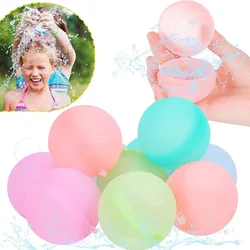 10 Pcs Reusable Water Balloons for Kids Adults Outdoor Activities, Kids Pool Beach Bath Toys Water Bomb for Summer Games