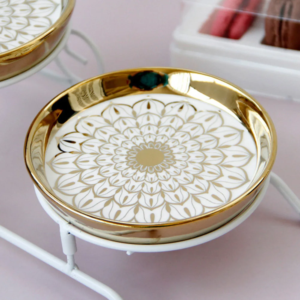 

1Set Double-Layer Cake Stand Detachable Creative Dessert Holder Cake Tray Fruit Storage Display Shelf Fruit Storage Holder