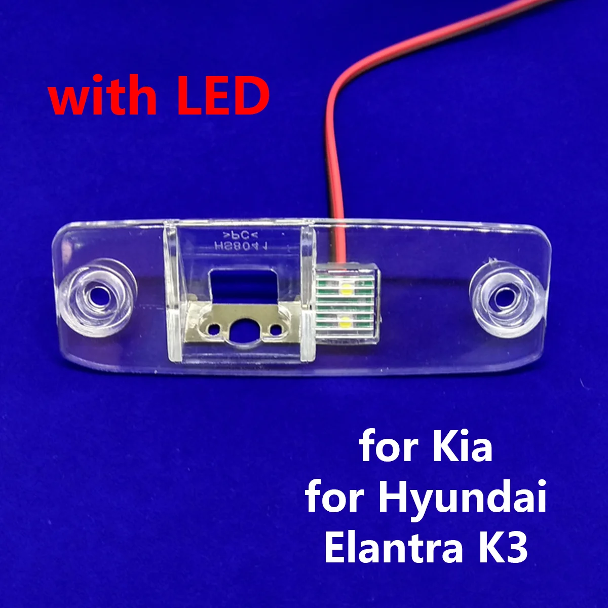 Caixa de luz da placa de licença do carro câmera de visão traseira suporte montagem para hyundai elantra tucson sonata 8 acento para kia k3 fort