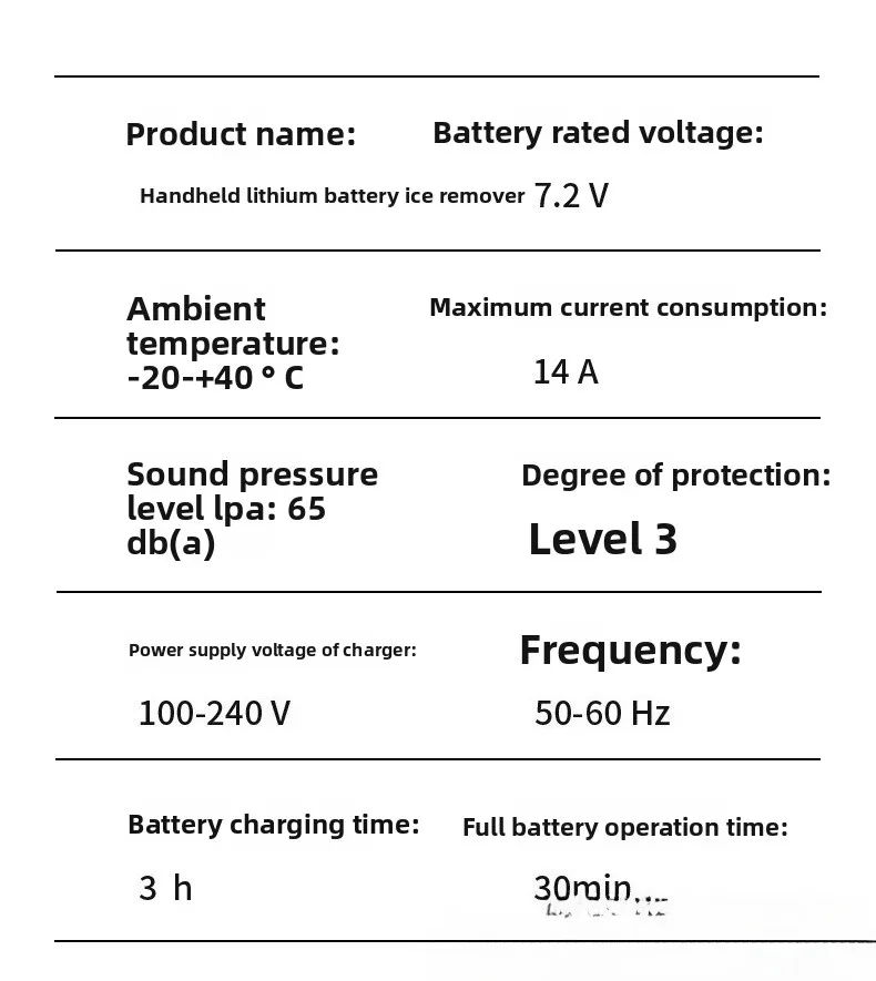 de-icing machine, high-power convenient snow plowing artifact, multi-functional household handheld snow removal tool