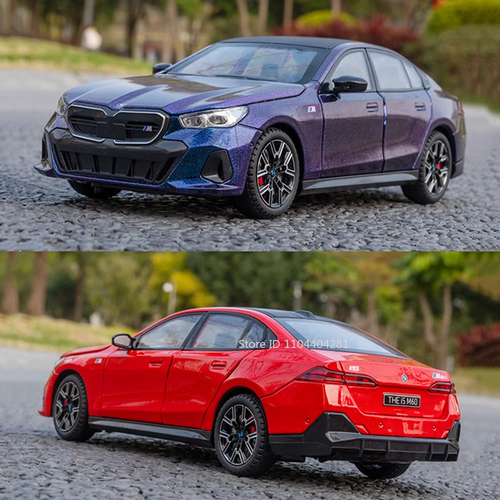 1:24 I5M60 X5 Modelli in lega Giocattoli Pressofuso Auto 6 Porte Aperti Suono Luce Tirare Indietro Ruota Anteriore Veicoli Sterzo Bambini Regali di Festa