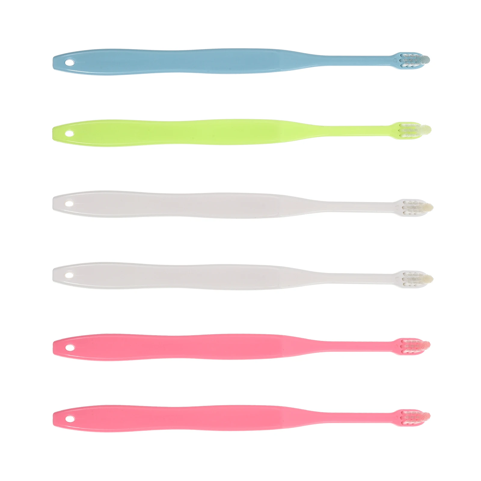 

6pcs thodontic Toothbrush Soft Bristle Interdental Interspace Nylon Dental Care al Hygiene Tools Clean Teeth Effectively Ultra