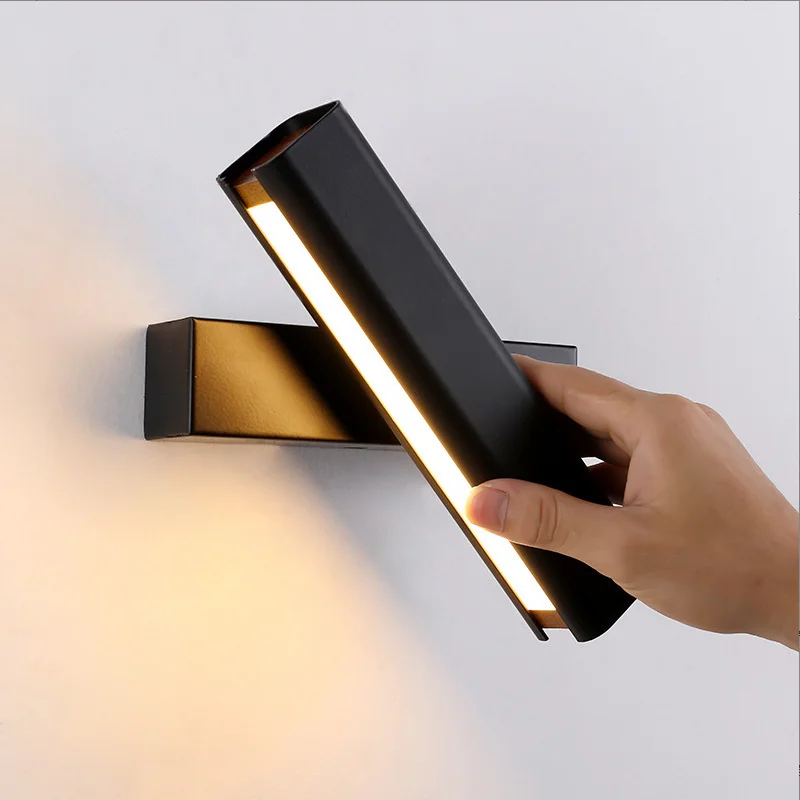 

Wall Light Minimalist Rotatable Led Lamp Bedroom Atmosphere Bedside Reading Aisle Corridor Ceiling Corridor Indoor Lighting