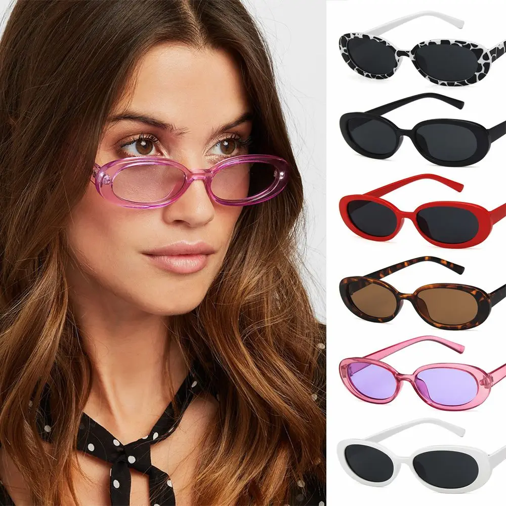 

Vintage UV400 Eyewear Oval Sunglasses Sunglasses for Women Fashion Shades