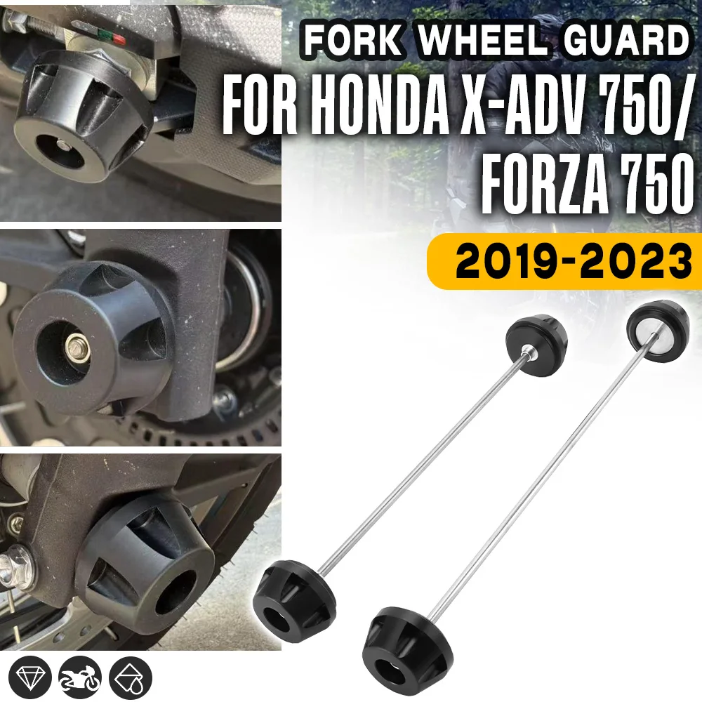 

Motorcycle Front Rear Wheel Axle Fork Sliders Crash Protector Falling Protection For HONDA XADV X-ADV 750 NSS FORZA750 2019-2023