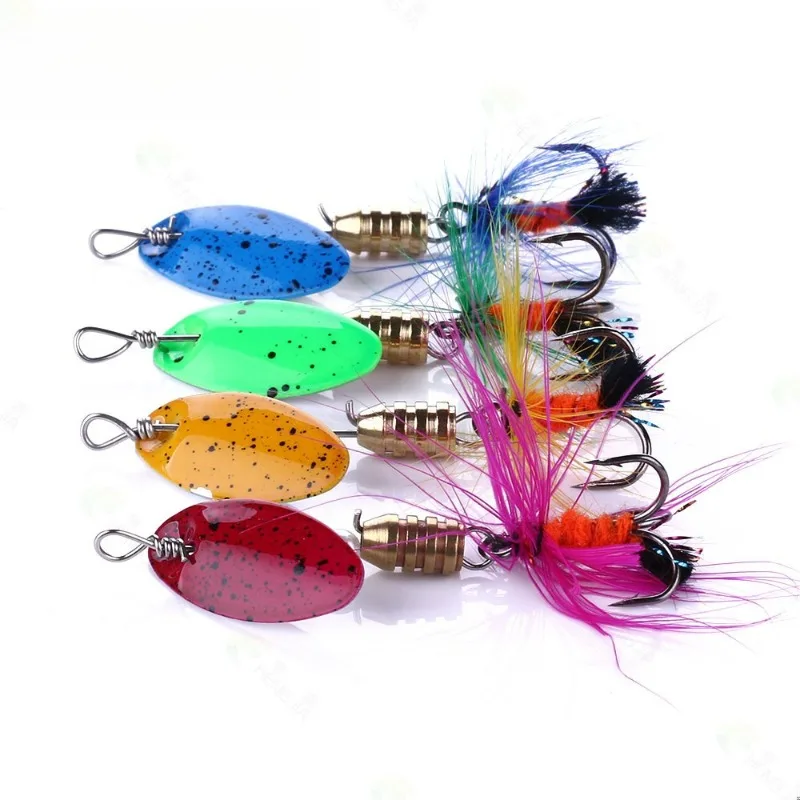 

5pcs 3.5g Metal Lures Feather Sequins Wobbler Vibrations Spoon VIB Fishing Bait Bass Artificial Hard Bait Cicada Fishing Tackle