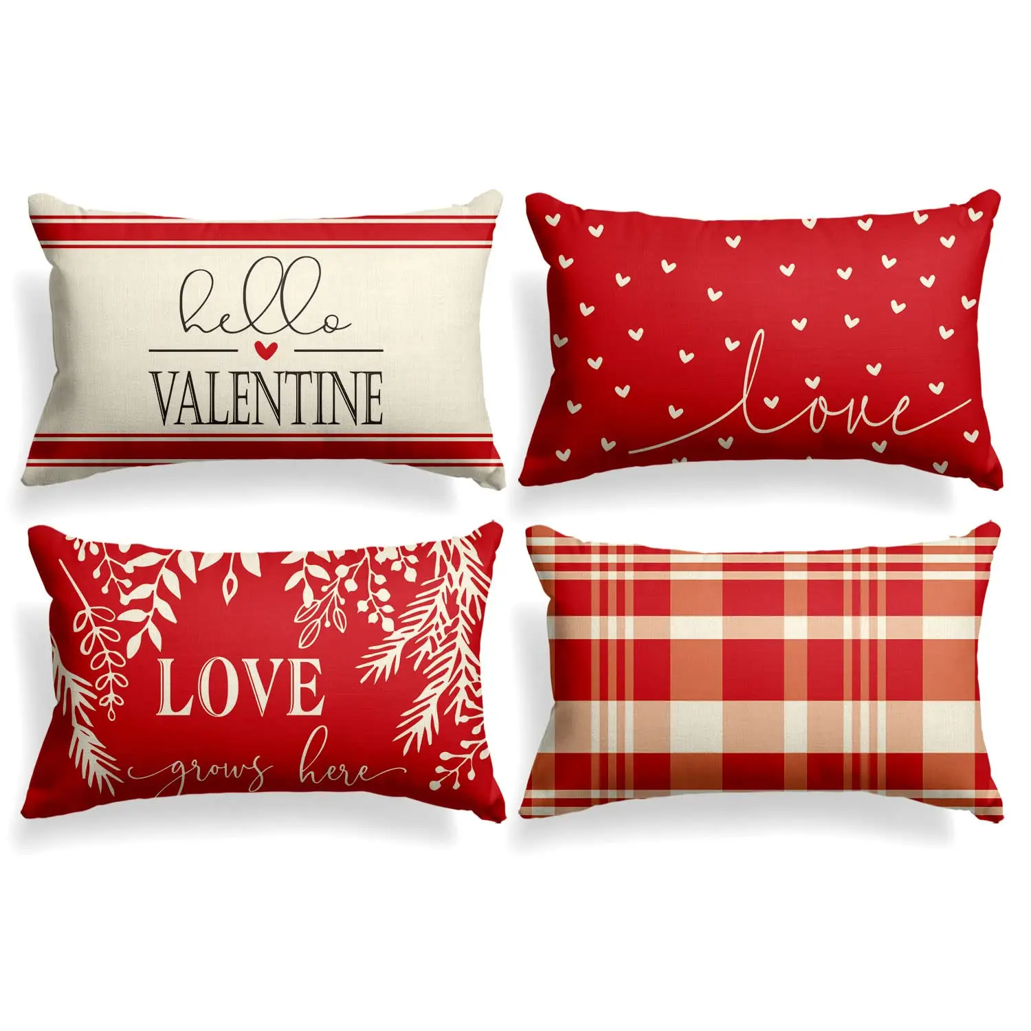 Valentine'S Day Style Pillowcase Pilows Decor Pilow Case Love English Letters Pattern Sofa Pillow Home Cushion Cover Kissenbezug