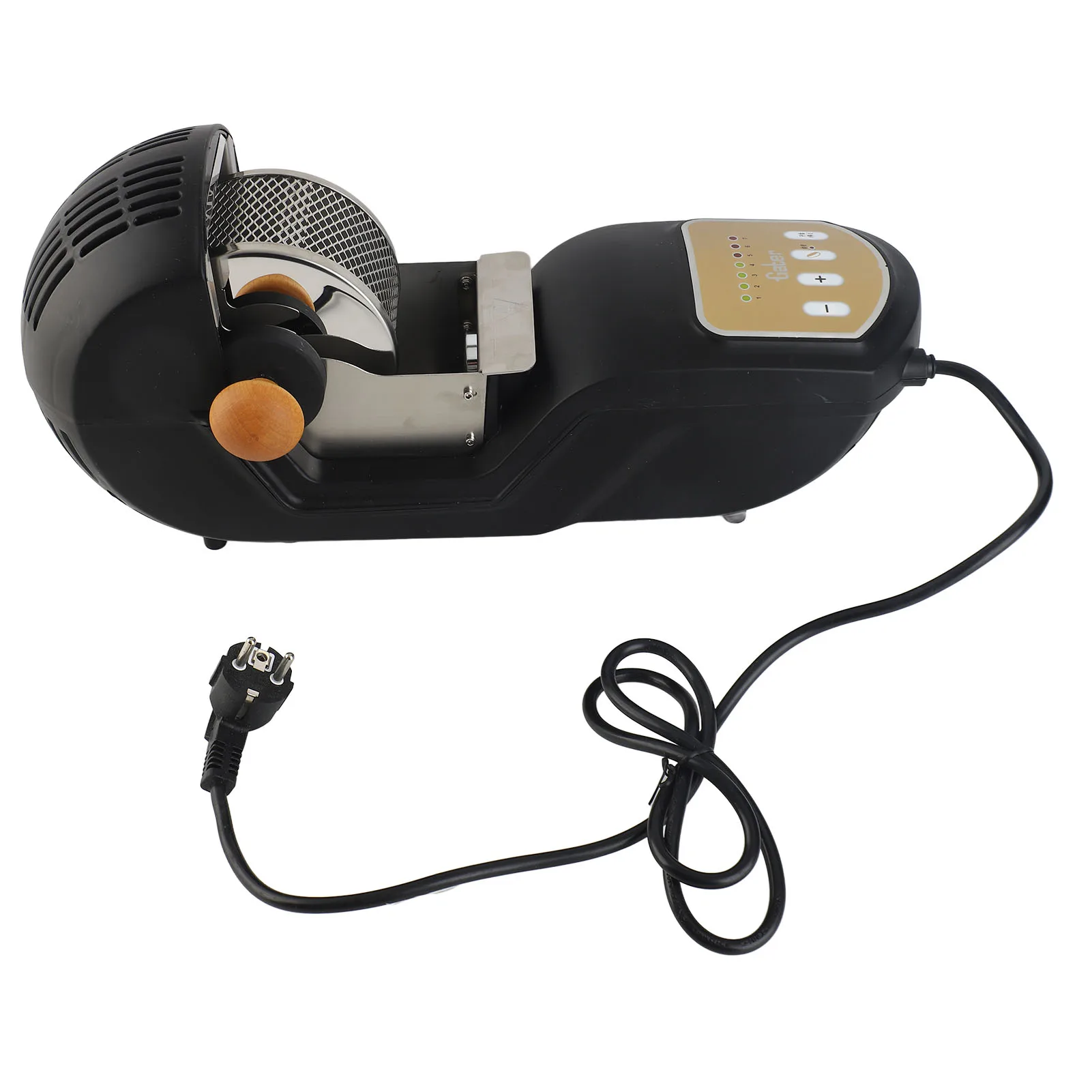 

Электрическая машина для обжарки кофе, 7-ступенчатая регулируемая съемная корзина для обжарки, легко чистящаяся машина для обжарки кофейных зерен