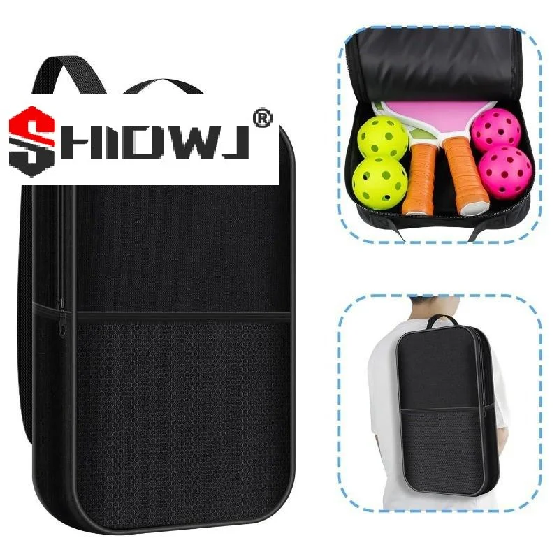 Waterproof Pickleball Bag Reversible Sports Paddle Case Backpack For Men Women Outdoor Court Training Paddle Organizer